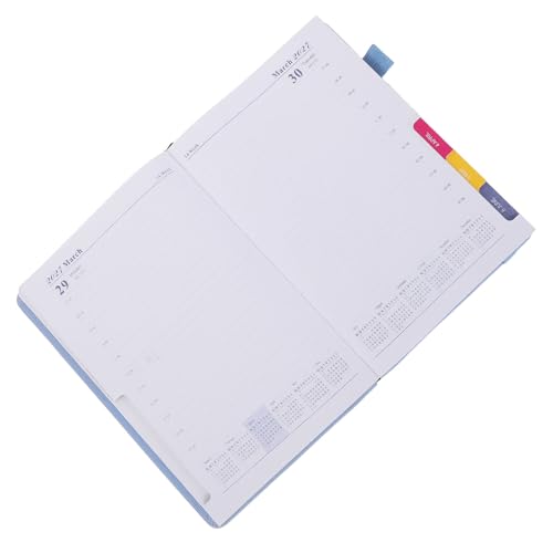 Planificador diario 2027 elegante en cuero PU POPETPOP con encuadernación reforzada