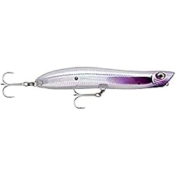 Señuelos Marca Rapala Rapala MaxRap Walk'n Roll-Material Cuerpo Resistente-Señuelo Pesca Marina-Profundidad de Nado de Superficie rizos, Unisex-Adult, Flake Purple Ghost, 13cm/29g