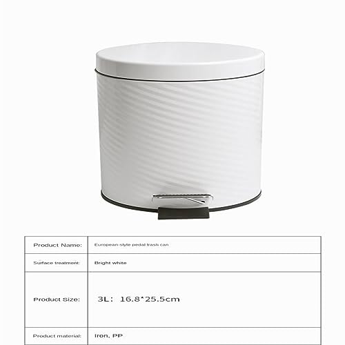 Caneca redonda simple con tapa para hogar miniatura 2