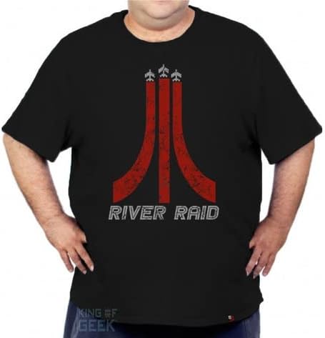 Camiseta River Raid Plus Size Geek Retrô Clássicos Anos 80