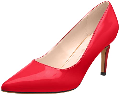 Buffalo Women's FANNY2 Pump, red, 6 UK