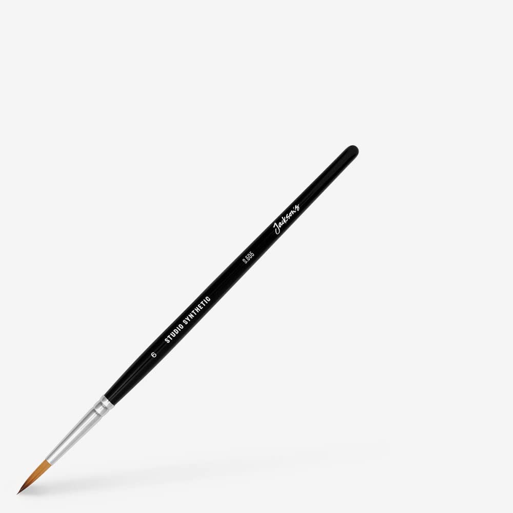 Jackson's Beige 6 Round Studio Synthetic Watercolour Brush