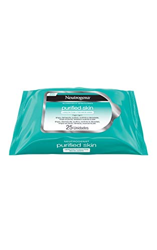 Lenços Demaquilantes Purified Skin Neutrogena, 25 unidades