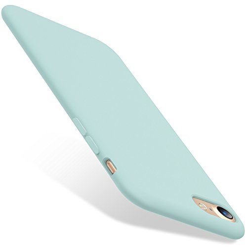 TORRAS Designed for iPhone SE Case 2nd/ iPhone 7 Case/iPhone 8, Liquid Silicone Gel Rubber Case Soft Microfiber Compatible with iPhone 8/ iPhone 7/ iPhone SE 2nd Generation, Mint
