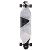 Junli 41 Inch Freeride Skateboard Longboard - Complete Skateboard Cruiser for Cruising, Carving, Free-Style and Downhill Grey Zone #1