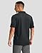 Men's Golf Shirts Dry Fit Moisture Wicking Performance Short Sleeve Collared Polo Shirts for Casual Tennis Bussiness (Dark Grey, XXL)