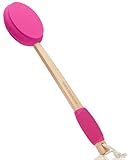 Slick- Lotion Applicator, 17 Inch, Hot Pink, Back Applicator Lotion, Certified Organic, Easy Reach Washable, Self Tanner for All Skin Tone