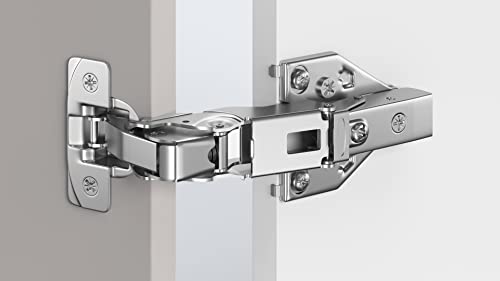 Apollo Direct (2 Pc) 165 Degree Hinges Soft Close, Clip-On, Cam Adjust, Zero Protrusion For Lazy Susan Corner Cabinets, Closets And Pantries. Mounting Plates (Incl) For Face Frame Cabinets #TOP5