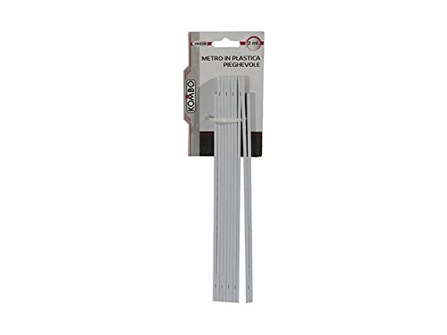 Gb Trade GBT085 Plastic Folding Ruler 2 m, Multi-coloured