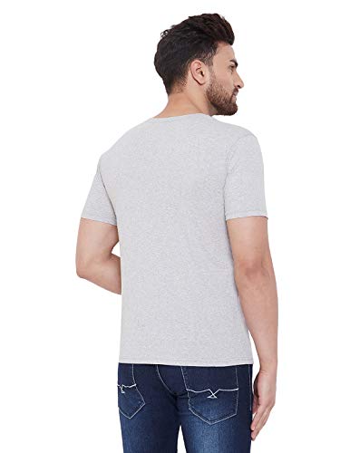 Image of GRITSTONES Half Sleeves Color Block Round Neck T-Shirt for Men -GSHSTSHT2520 P