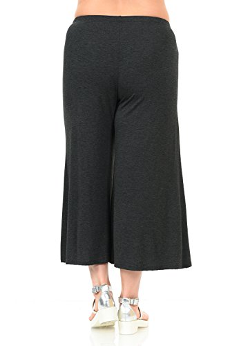 Pastel by Vivienne Women's Lounge Wide Leg Crop Culottes Plus Size3