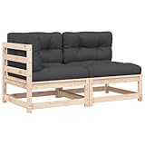 【Modulares Design:】 Dieses modulare Gartensofa aus Holz ist völlig flexibel und leicht umzustellen, um sich an jede Umgebung anzupassen. Du kannst das Modulsofa mit anderen modularen Sofaelementen kombinieren, die im Dropdown-Menü zur Auswahl stehen, um dein persönliches Outdoor-Lounge-Set nach Belieben zu erstellen!