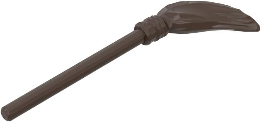Gobricks GDS-2075 4332 Props Broom, Dark Brown, 50 pcs Brick Parts