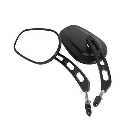 Retrovisor de aluminio antivibración para manillar de moto custom 6