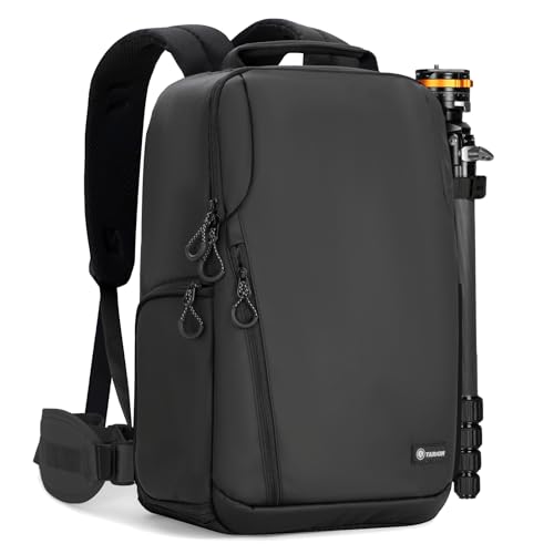 TARION Mochila para cámara Impermeable, Mochila Grande para cámara DSLR con Compartimento para...