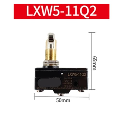 Interrupteur fin de course LXW5-11Q2 micro-interrupteur à rouleau 3 bornes 380VAC 10A - 2
