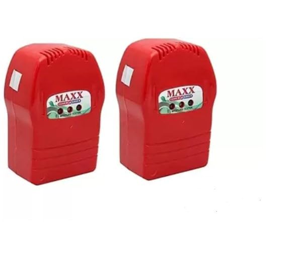 Electricity Saver for 3KW Save Domestic Power Bill Stabilize Voltage Improve Power Factor Save up to 40% (Pack of 2) Three Pin Plug (Maroon)