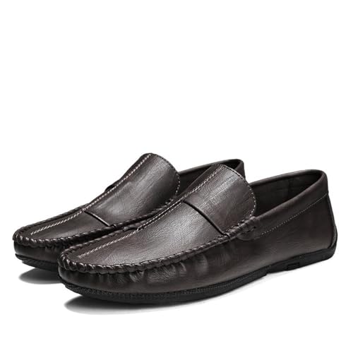 Men Loafers Vegan Leather Wedding Round Toe Anti-Slip Non Slip Rubber Sole Block Heel Low Top Shoe for Casual Wedding Party Prom2