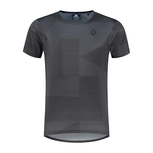 Maillot VTT homme pour explorer les sentiers : le haut de cyclisme Rogelli gris