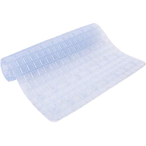 お風呂マット 滑り止めマット風呂 バスマット 転倒防止 排水穴つき 吸盤式 介護用 浴槽用 浴室用 防カビ すべり止め 洗面台 入浴 足マット 40×71cm (ホワイト)SKYBOW