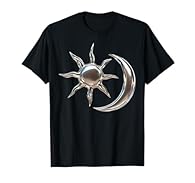 Elegant silver sun and moon design with smooth 3D effect, perfect for lovers of celestial art, astrology, and cosmic symbolism. Unique polished style blends mystical energy with modern minimalist vibes, making it ideal for spiritual, boho, or cosmic-...