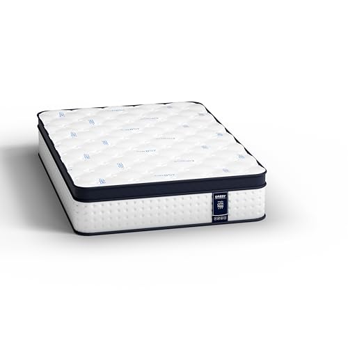 Grbsy Colchón 150x190 cm – Híbrido 26 cm: 7 Zonas Muelles Ensacados + Espuma Viscoelástica Alta Densidad. Aislamiento Movimiento, Hipoalergénico, Transpirable – Certificados Oeko Tex y CertiPUR US