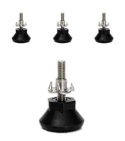 Heavy Duty Height Adjustable Furniture Legs Leveler 304 Stainless Steel Heavy Duty Leveling (2 Sizes:pack Of 4) #TOP1
