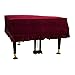 J&C Grand Piano Cover 220G Thicker Pleuche Cloth Golden Velvet 5ft 5.5ft 5â€™8ft 6ft 6.8ft 7.5ft 8 ft Dust-proof Anti-static Universal Covers Violet Purple 5 -5.3ft