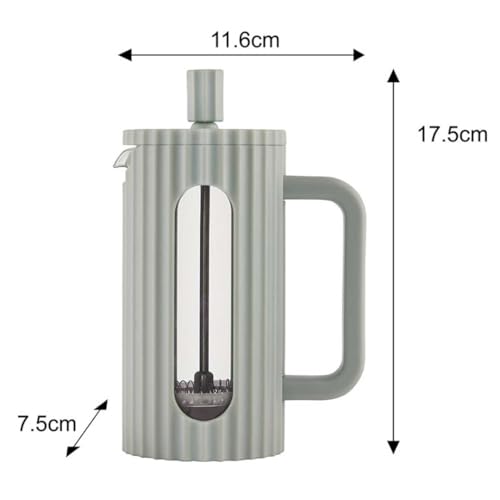 Klausberg ZAPARZACZ TŁOKOWY DO KAWYHERBATY Z 350ml KB 7745 ZIELONY - vue 4