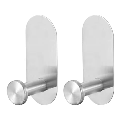 ステンレス鋼のシャワーフック粘着壁浴室キッチンタオルハンガーツール不要防錆タオル