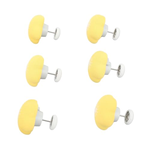 YWBL WH 16 Piezas De Sujetadores para Fundas Nórdicas, Material De Algodón, Clips Antideslizantes para Ropa De Cama En Forma De Flor, Edredones Y Mantas Seguras para Invierno Y Otoño. (Yellow)
