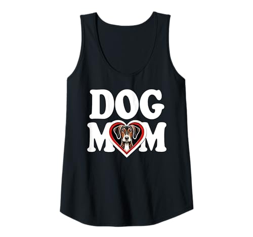Mujer Plott Hound Dog Mom Cute Puppy Madre Mujer Camiseta sin Mangas