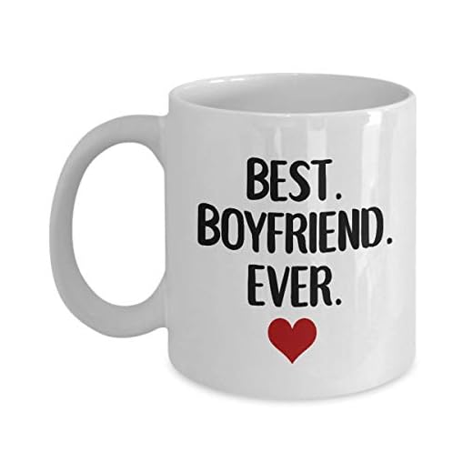Bästa pojkvännen någonsin – romantisk present till pojkvännen, romantisk present till honom, alla hjärtans dag, kaffemuggar, idé för jubileum