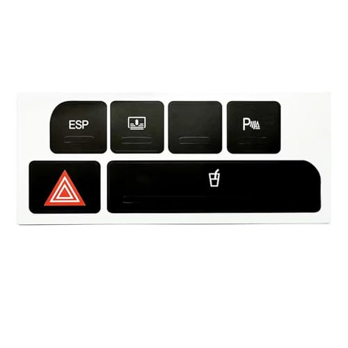 �C���i�[�{�^�� �X�e�b�J�[ Compatible With For A4 2004 2005 2006 �Ԃ̃t���b�V���X�C�b�`�{�^���J�o�[�z���_�[�X�e�b�J�[�C���m�u�C���e���A���� ESP �J�b�v�f�J�[����