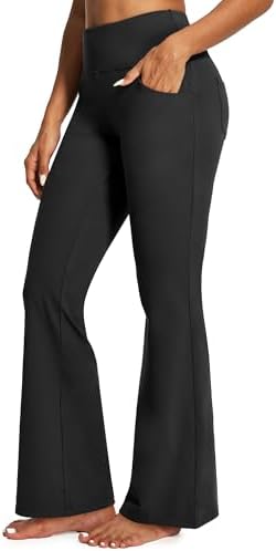 IUGA Yoga Pants Women Wide Leg High Waist Bootcut Workout Flare L...