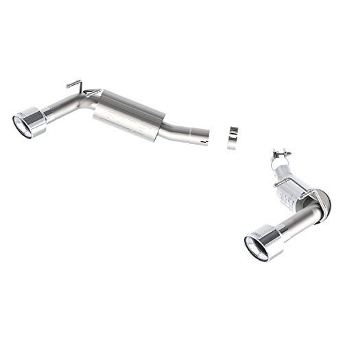 BORLA 11849 Axle-Back Performance Exhaust System for 2014-2015 Chevrolet Camaro SS 6.2L V8 Automatic/Manual Transmission WITHOUT Ground Effects Package (GFX).