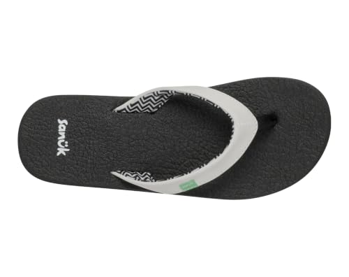 Image of Sanuk Yoga Serenity Flip Flops for Women - Yoga Mat Footbed Sandals