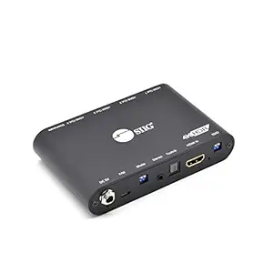SIIG 1x4 HDMI Splitter with EDID, Audio Extractor to Toslink, HDR to SDR Conversion,Video Downscaling,4K60 HDR,HDCP Bypass,Digital/PCM 7.1 Audio, TAA Compliant CE-H26911-S1