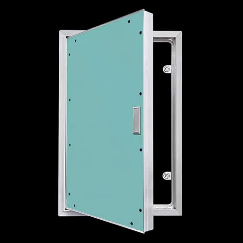 Panel de Acceso, Trampilla Puerta de Acceso Oculta Metálica de Pozo de Servicio, Puerta de Inspección de Fácil de Escotilla de Ático, Tapa del Cuadro Eléctrico(40x80cm/15.8x31.5in)
