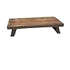 Red Fox Primitives Rustic Wooden Table Riser to Elevate Your Home Decor Style Use as a Fancy Centerpiece on Countertops Kitchen Islands or Dining Tables Handmade Solid Sturdy in 2 Colors