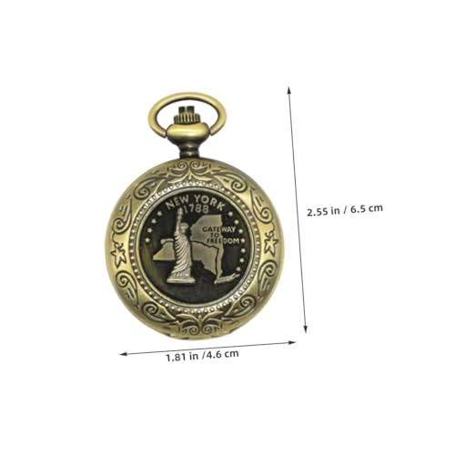 Brújula Vintage de Bolsillo con Cadena, Compacta para Camping miniatura 2