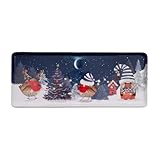 Maison & White Festive Forest Friends Rectangle Tray | M&W | Christmas Serving Tray for Food, Snacks & Drinks | Robins & Christmas Trees