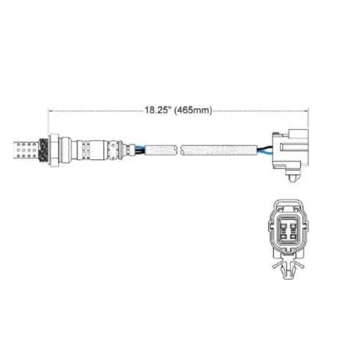 Sonde Lambda Capteurs 1615404217 pour SsangYong Actyon 2006-2016