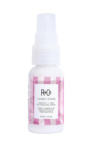 R+Co Candy Stripe Detangling Spray | Lightweight Leave-In Conditioner for Easy Tangle-Free Hair | Hydrating Smoothing & Shine-Boosting Formula | Vegan Cruelty-Free | 1 Fl Oz