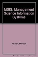 MSIS: Management Science Information Systems 0471529982 Book Cover