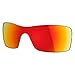 XELD Replacement Lenses for Oakley Batwolf Sunglass - Fire Red