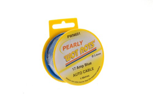 Pearl PWN691 17A 3.4mm x 4m Wiring Cable - Blue