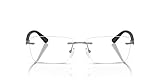 A|X ARMANI EXCHANGE Men's AX1064 Rectangular Prescription Eyewear Frames, Matte Gunmetal/Demo Lens, 56 mm
