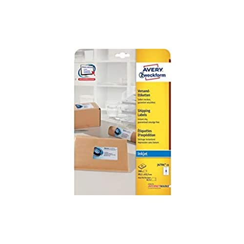 Étiquettes d'adresse Avery J8165-25 autocollantes 99,1x67,7 mm