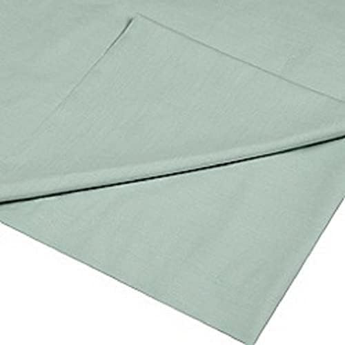 Glamptex Essentials Flat Sheet Poly Cotton Single, Double, King, Super King Flat Bed Sheet (Pillowcases, Black)